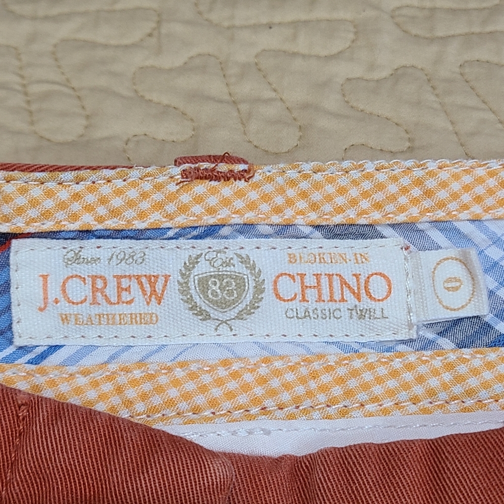 J Crew classic twill chino shorts size 0 - Picture 3 of 8
